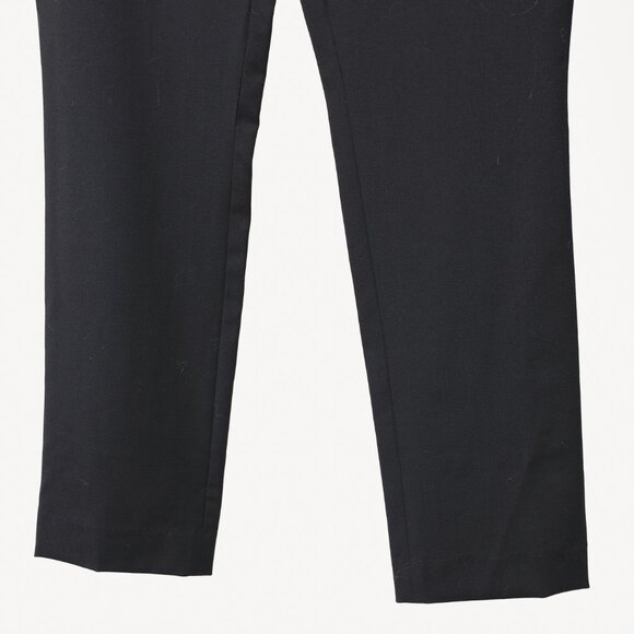 Burberry Black Stretch-Wool Straight-Leg Trousers - Picture 6 of 13